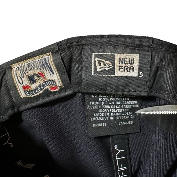 VTG New York Yankees New Era 1999 World Series Pride 59Fifty Hat Cap Black 7 3/8 - Picture 5 of 8